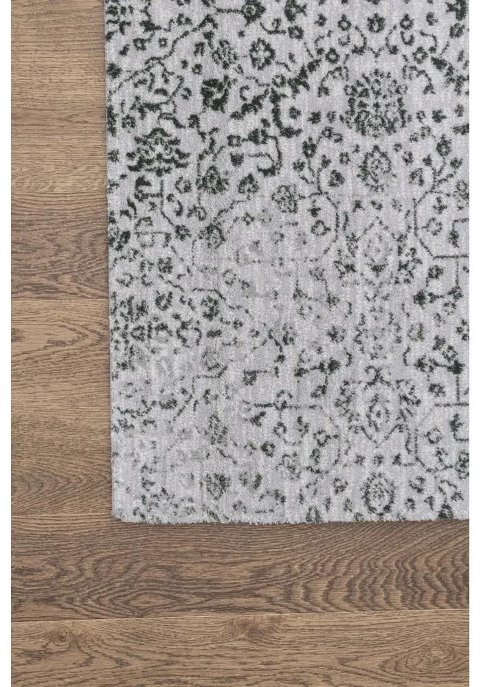 Сив вълнен килим 133x190 cm Claudine - Agnella