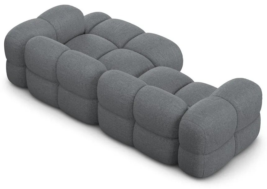 Сив ъглов диван (десен ъгъл) Loretto – Cosmopolitan Design