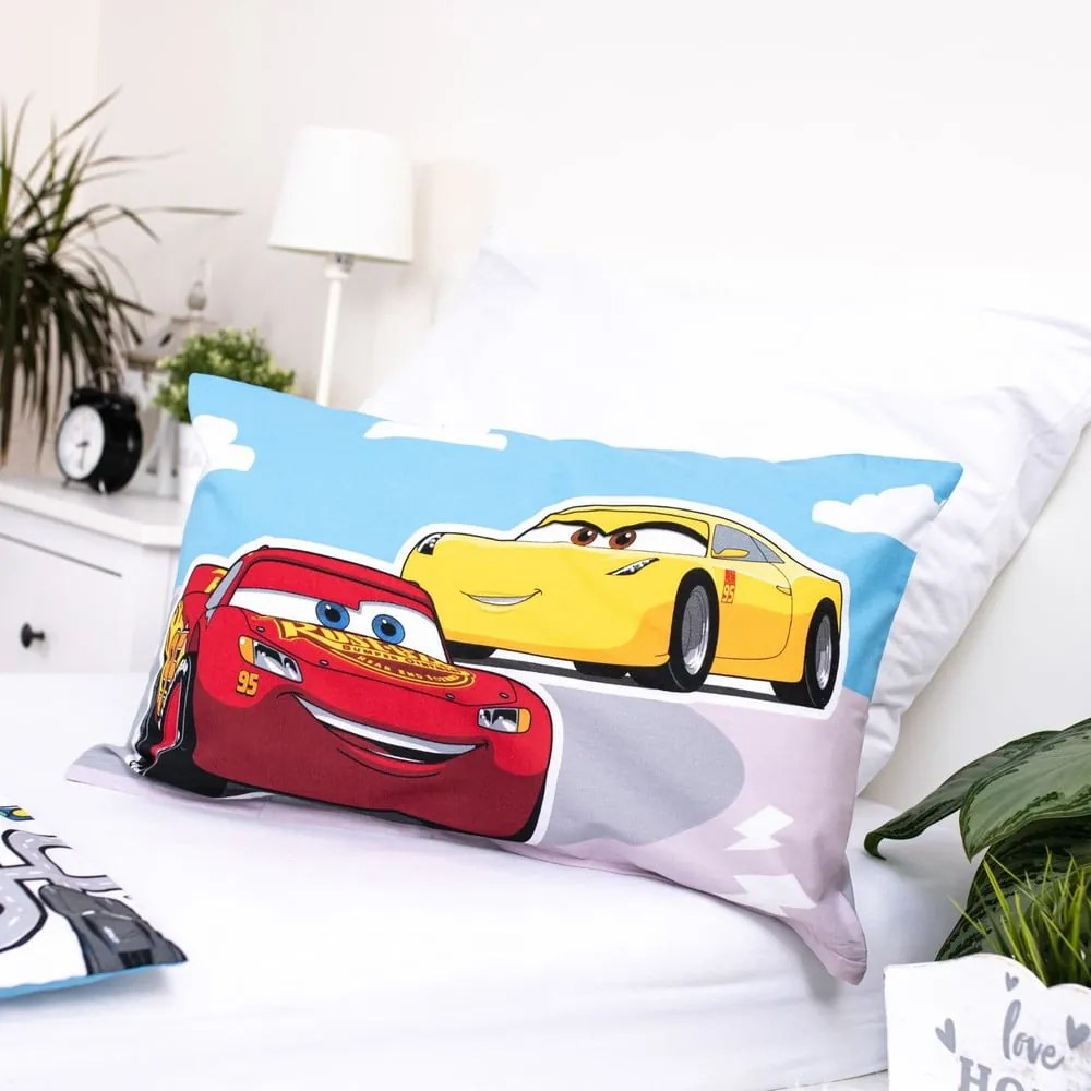 Памучно детско спално бельо за детско креватче 100x135 cm Cars – Jerry Fabrics