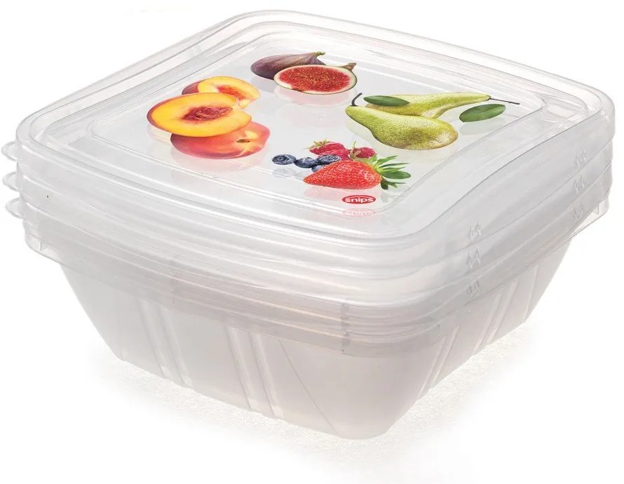 Комплект от 3 класически кутии за храна, 0,5 л - Snips