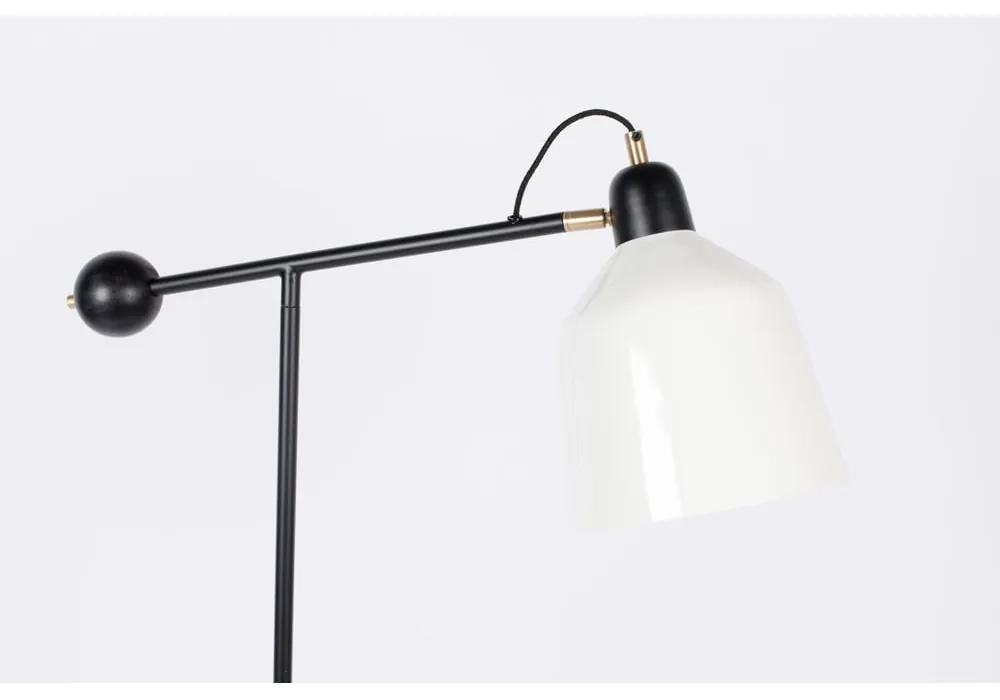 Бяло-черна подова лампа Skala - Zuiver