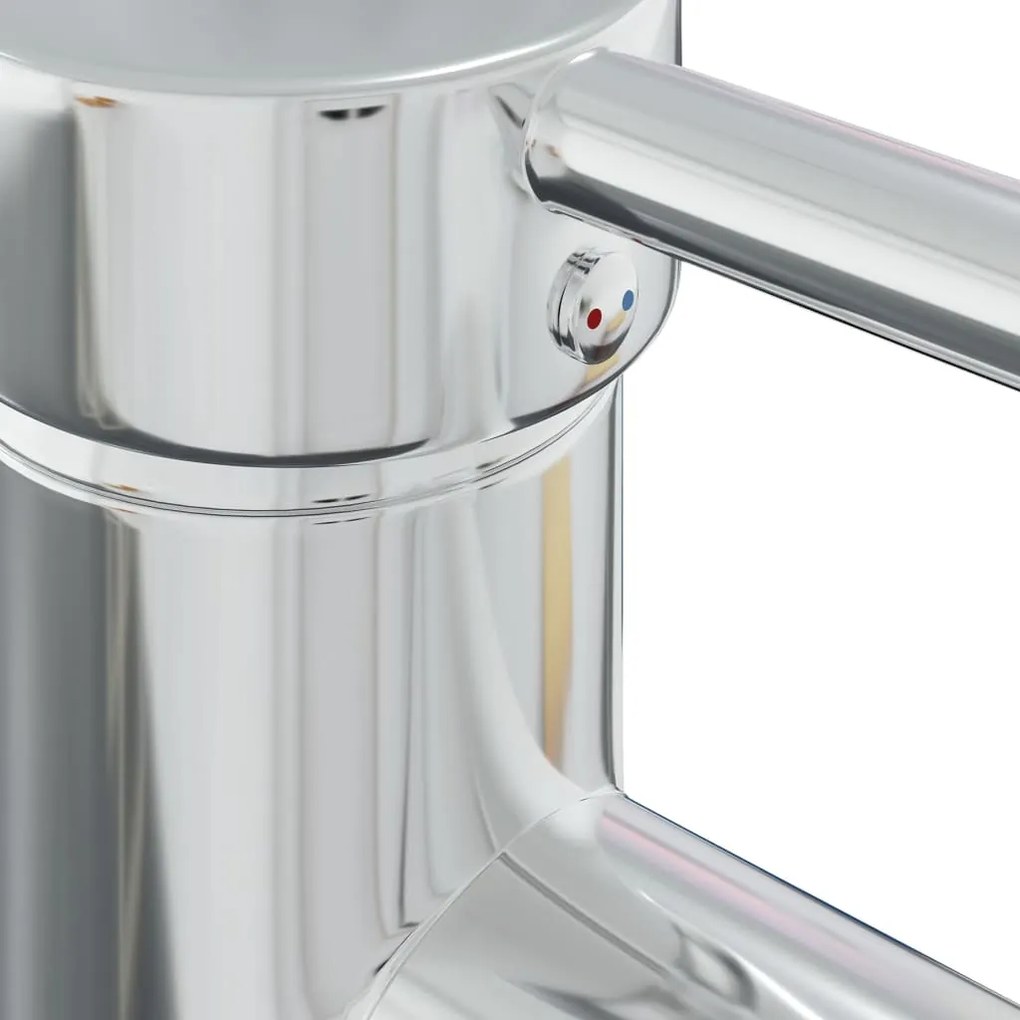 Мивка за вграждане със смесител, 42x39x18 см, керамична, бяла