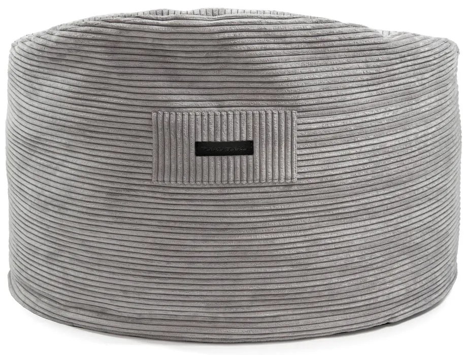 Син детски пуф от рипсено кадифе Om 85 – SLOWDOWN