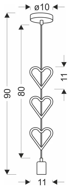 Бяло-синя детска лампа с метален абажур Single - Candellux Lighting
