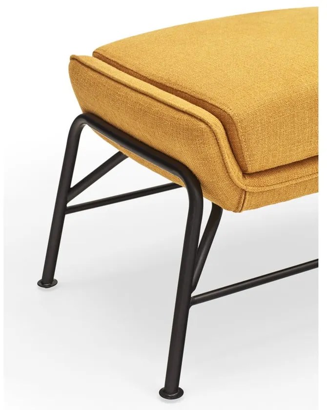 Жълта табуретка за крака Sadira - Teulat