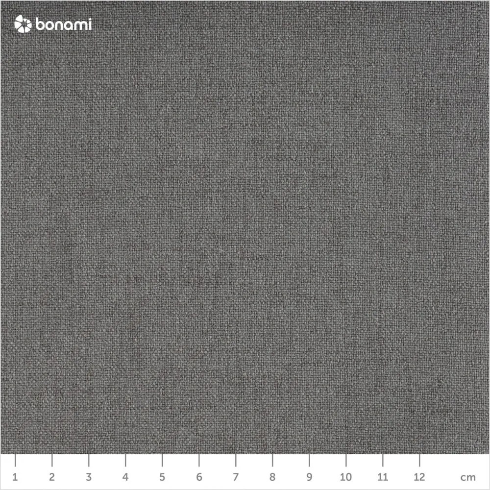 Сиво двойно легло 180x200 cm тапицирано с място за съхранение с включена подматрачна рамка Mattis – Meise Möbel