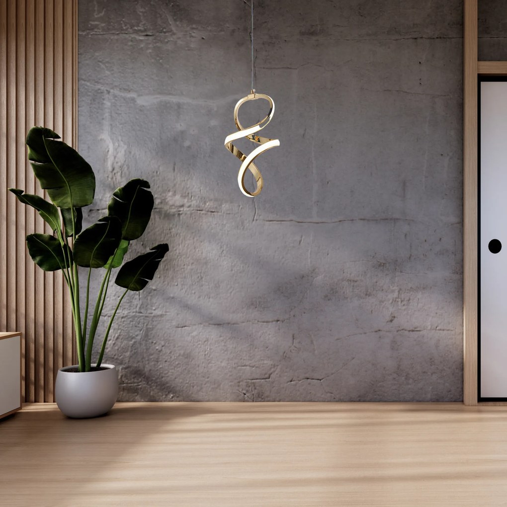 Висяща LED лампа G074-1CP Gold