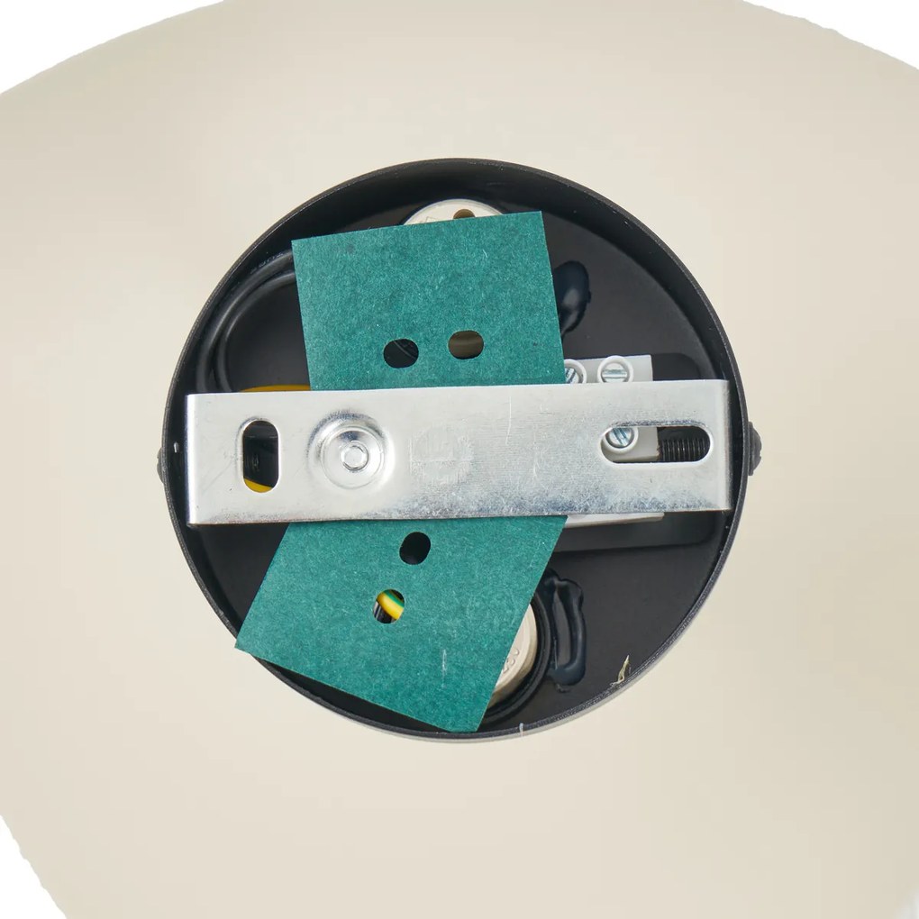 Дизайнерска стенна лампа бежова органична 20 см 2 светлини - Pulley