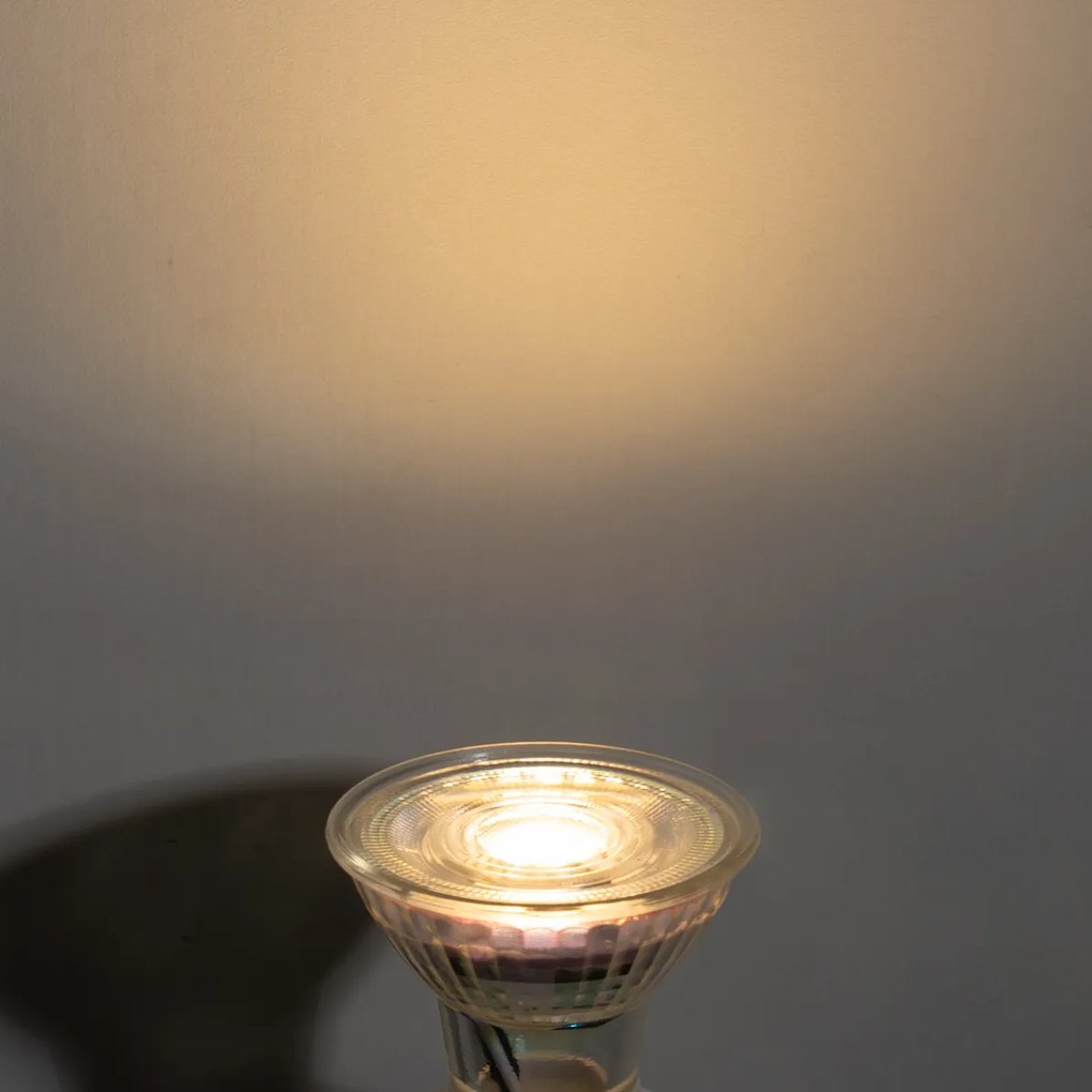 Комплект от 5 GU10 50mm LED крушки прозрачни 3.5W 330 lm 3000K