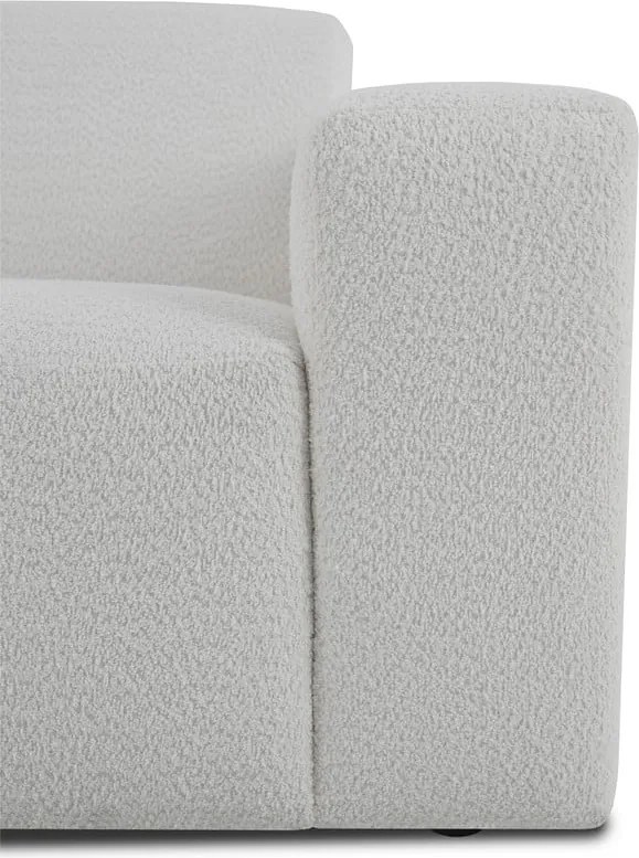 Бял диван от букле 228 cm Roxy – Scandic