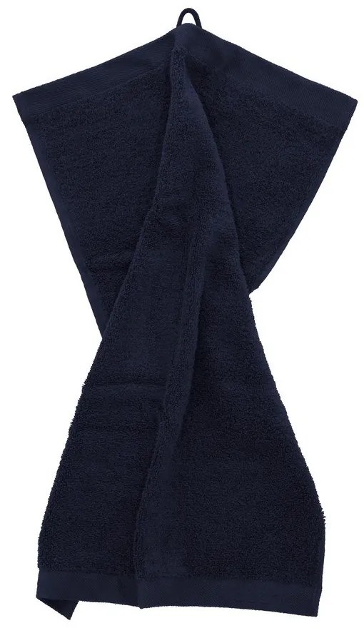 Тъмносиня памучна кърпа от тери 40x60 cm Comfort – Södahl
