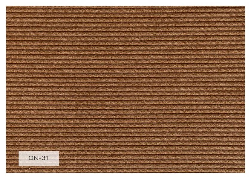 Оранжево/кафяво кресло от рипсено кадифе Lofty Lilly – Miuform