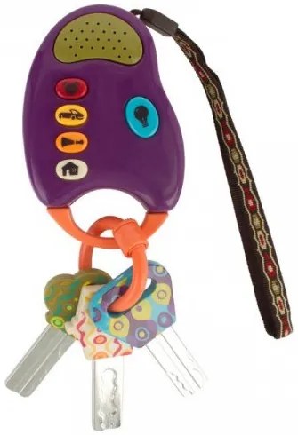 Battat - Забавни ключове със звук и светлина - лилави