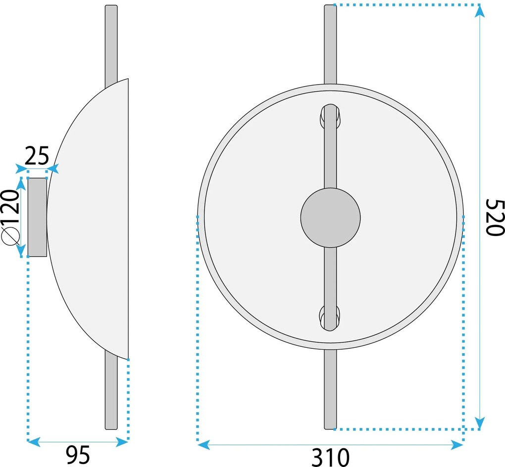 СТЕННА ЛАМПА LED APP1762-1W