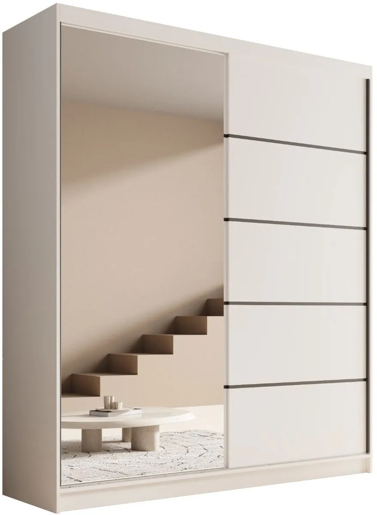 Плъзгащ се гардероб Shelvia 180-Leuko
