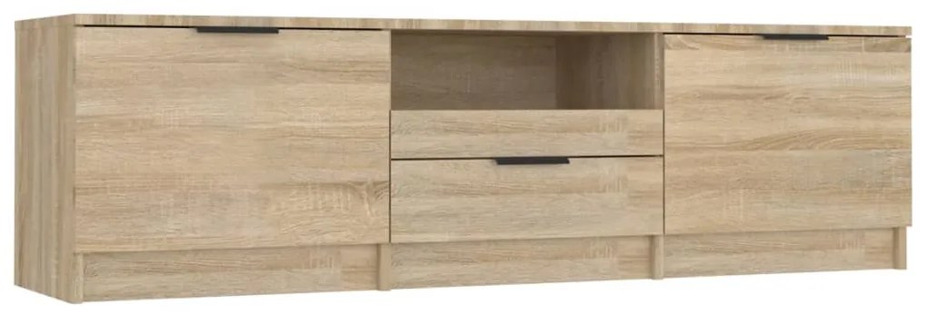 811451 vidaXL ТВ шкаф, дъб сонома, 140x35x40 см, инженерно дърво