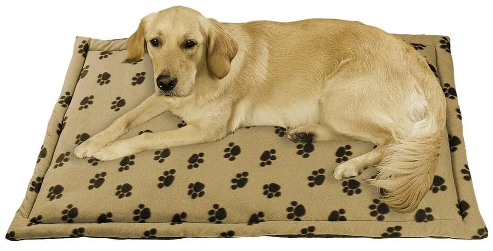 Светлокафяво памучно легло за кучета 60x90 cm - Maximex