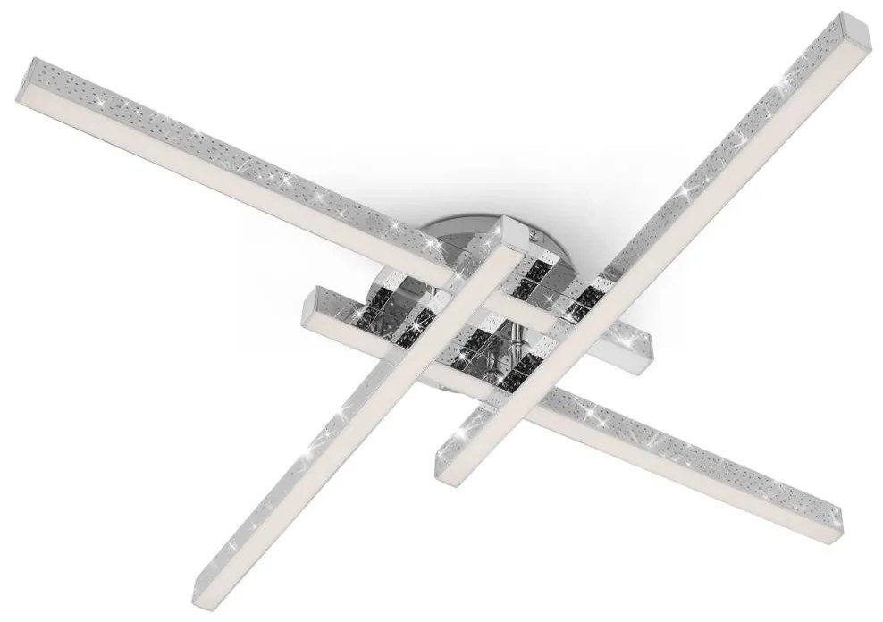 Brilo - LED Полилей за повърхностен монтаж REY 4xLED/5W/230V лъскав хром