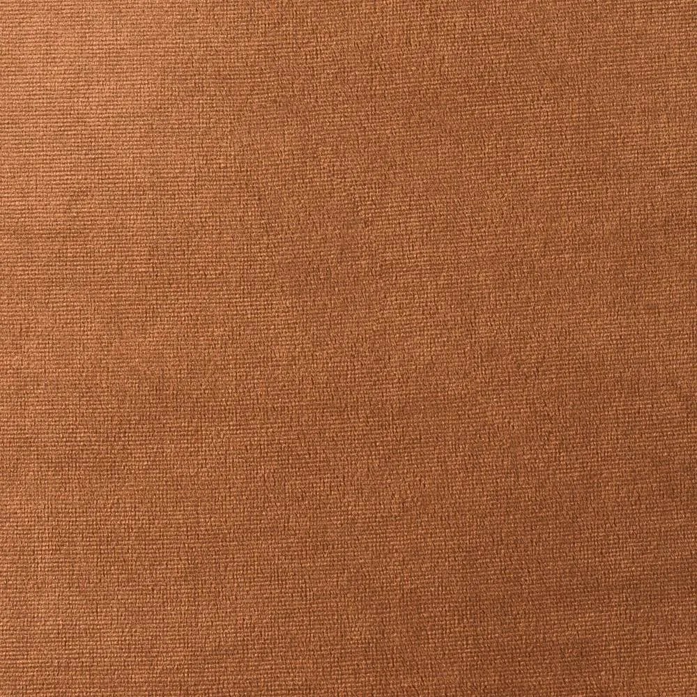 Теракотен кадифен ъглов диван (ляв ъгъл) Cube – Bonami Selection