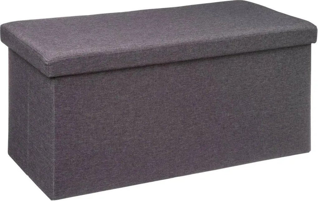 Двоен сгъваем пуф 5five Mix & Modul, 76 cm - Черен