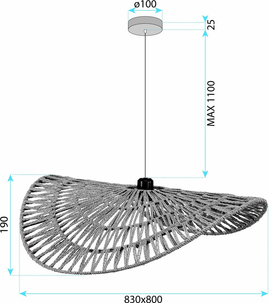 Пендел BOHO APP1740-1CP 80CM
