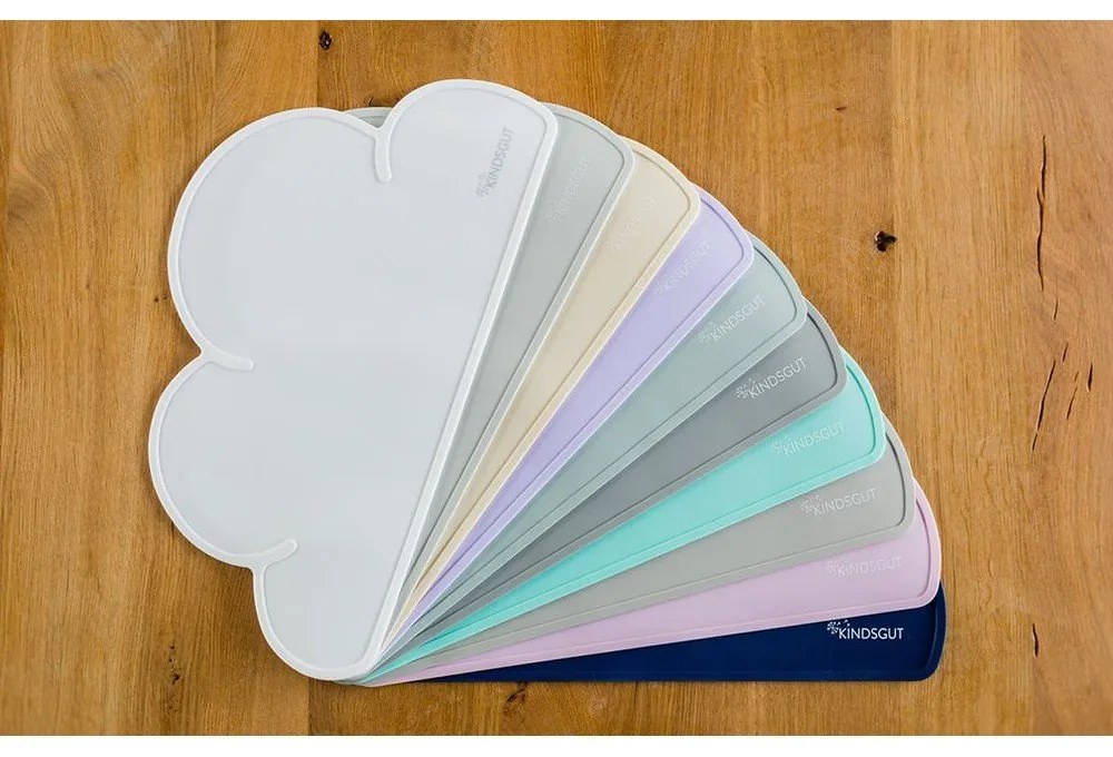 Тъмнорозова силиконова подложка Cloud, 49 x 27 cm - Kindsgut