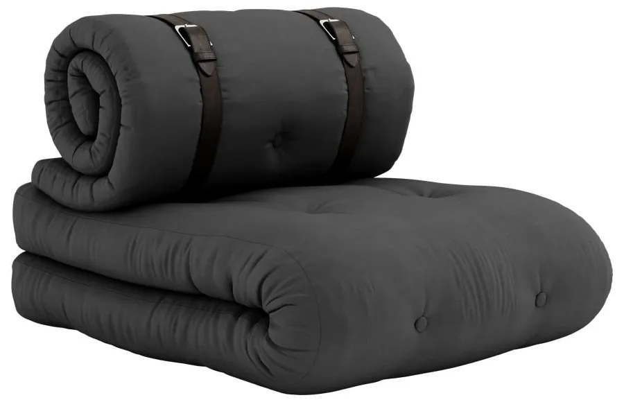 Buckle Up Тъмно сив променлив фотьойл Buckle up - Karup Design