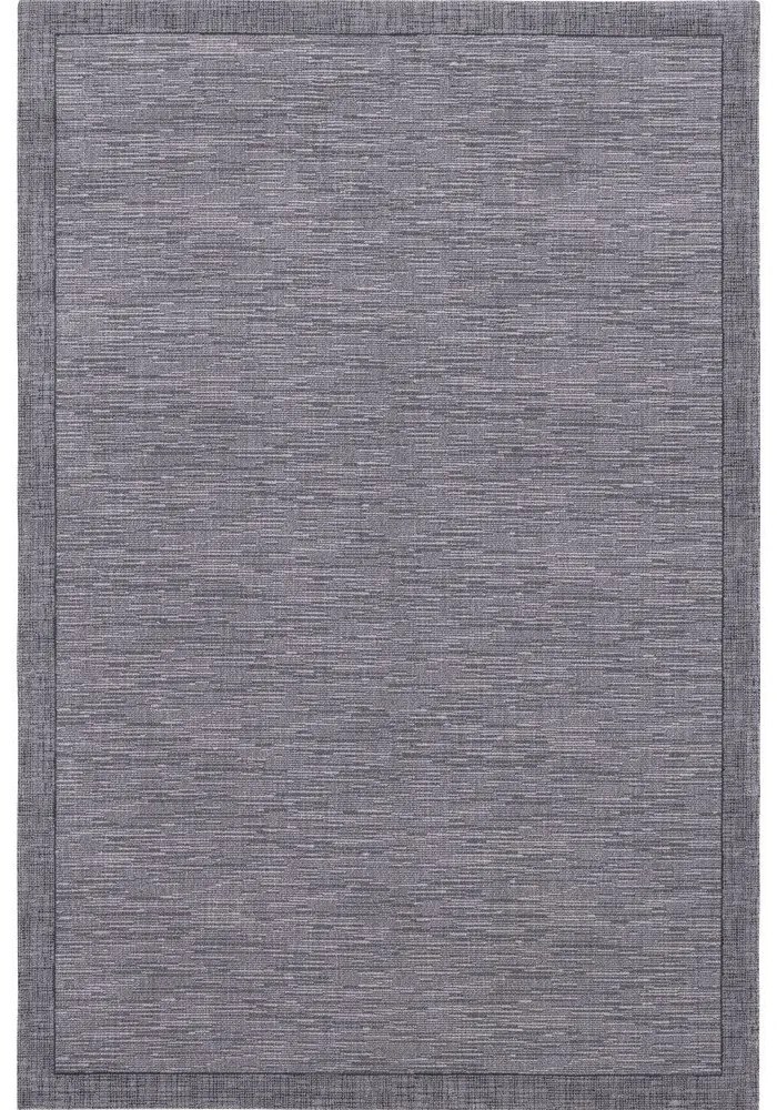 Тъмносив вълнен килим 160x240 cm Linea - Agnella