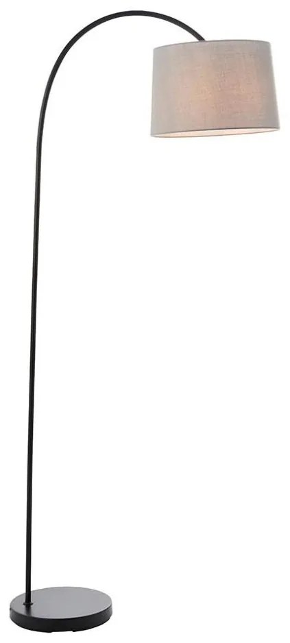 Endon 78163 - Подова лампа CARLSON 1xE27/60W/230V сива/черна