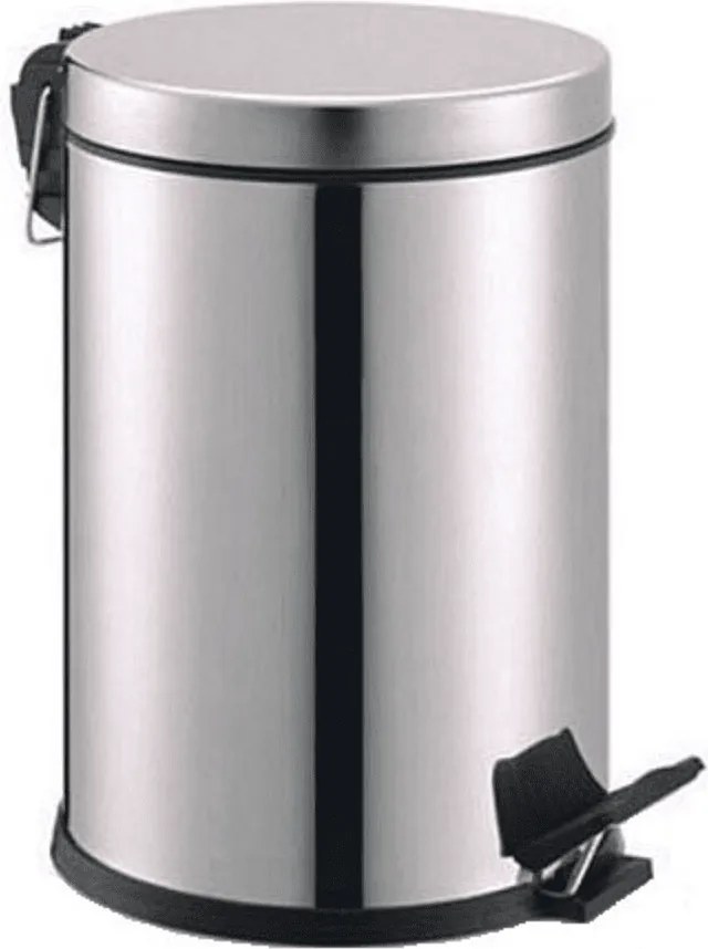 Тоалетно кошче за баня 350105, Forma Vita, хром, 5 литра, с капак и педал