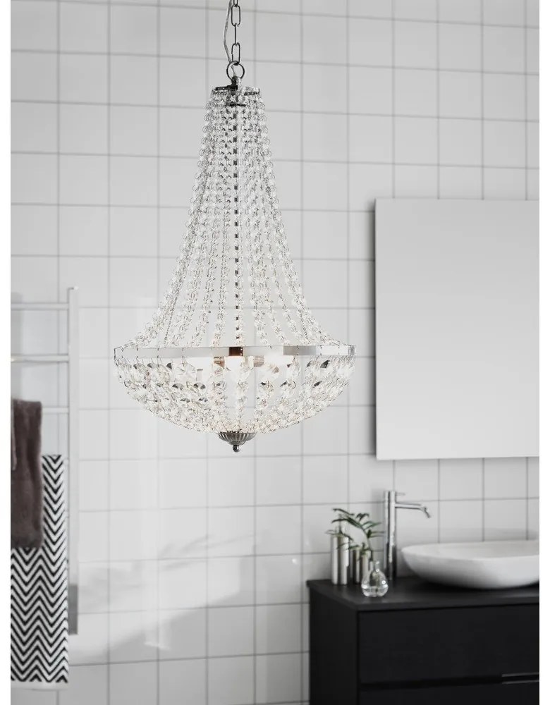 Висящо осветително тяло в сребрист цвят ø 40 cm Gränsö – Markslöjd