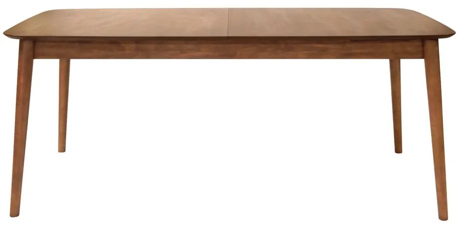 Сгъваема трапезна маса с допълнителна плоча от декор от орех 90x180 cm Montreux – Actona