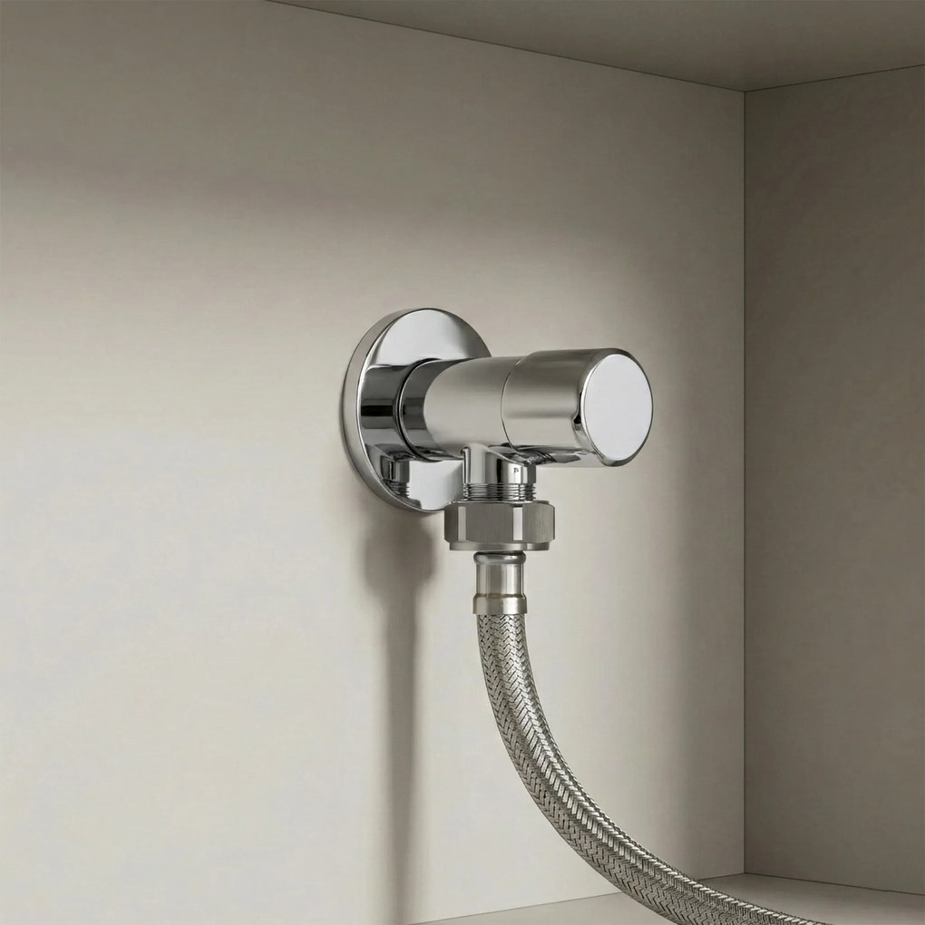 Ъглов вентил 02 1/2" x 3/4" Chrome