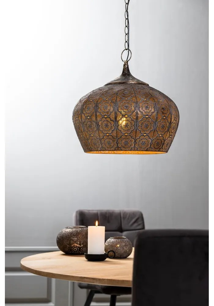 Таванно осветително тяло в меден цвят ø 43,5 cm Emine - Light &amp; Living