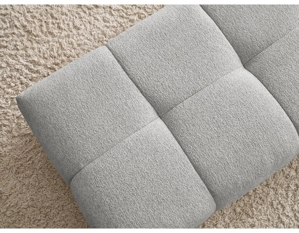 Светлосива шенилова табуретка Everest – Bobochic Paris