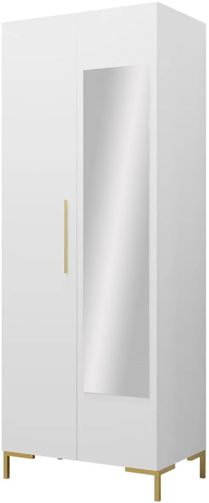 Гардероб Zilion with Mirror-White