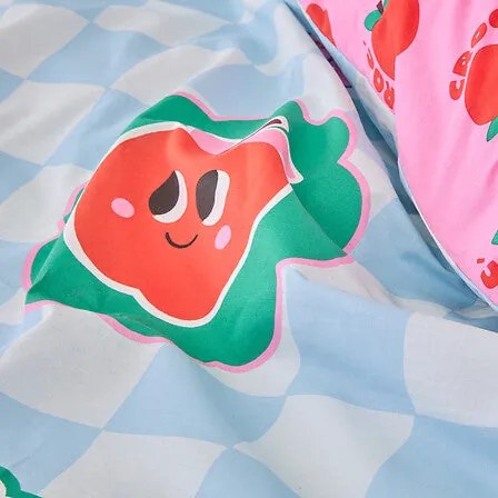 Детско двулицево спално бельо atmosphera Chachapop, 140×200 cm, Памук