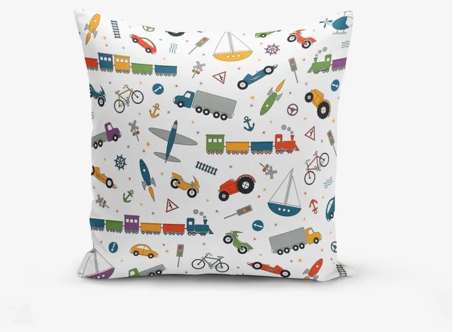 Бебешка калъфка за възглавница Child Vehicles - Minimalist Cushion Covers