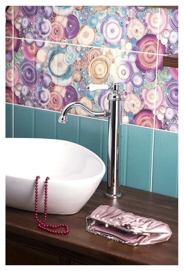 Стояща батерия за мивка в лъскаво-сребрист цвят Vienna – Sapho