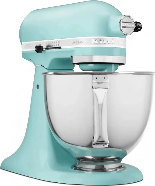 Планетарен миксер KitchenAid Artisan Elegance 5KSM125EMI Mineral water , 300W, 4.8 л, Direct drive, 10 скорости, Тюркоаз