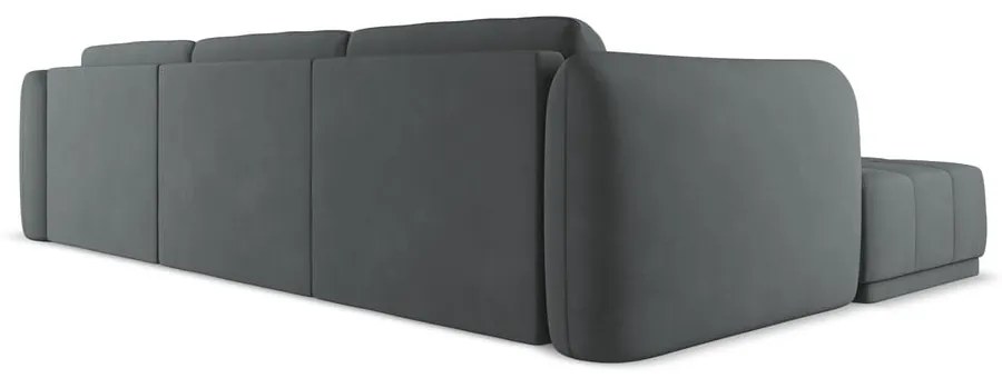 Тъмносив ъглов диван (ляв ъгъл) Hoku – Makamii