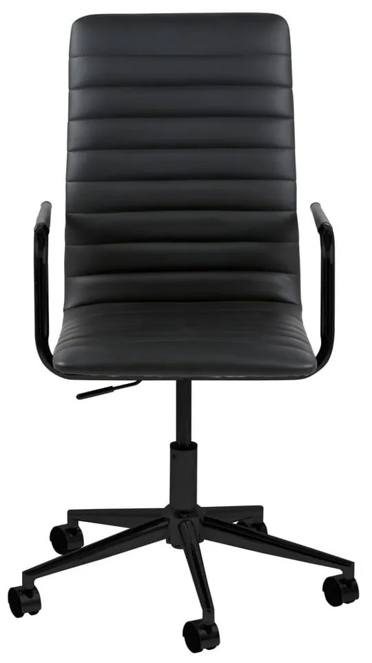 Черен офис стол на колела Wislow Winslow - Actona