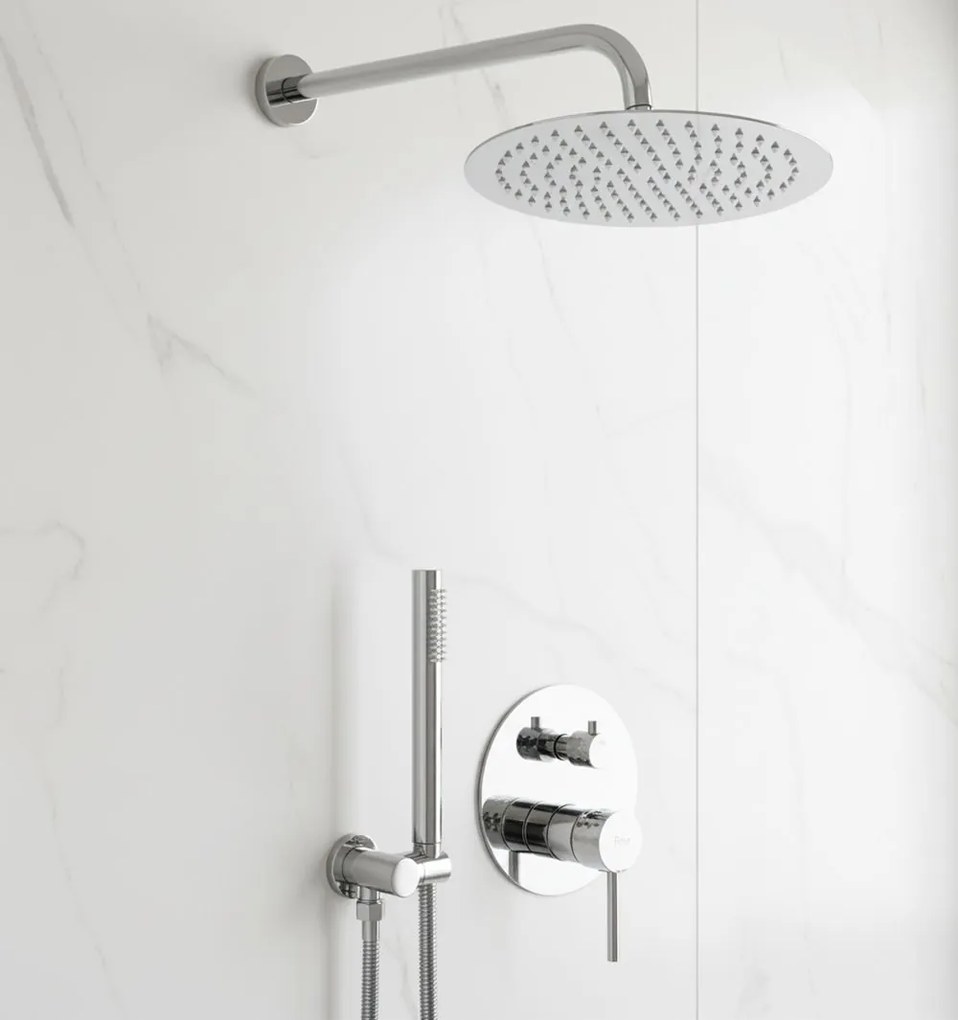 Душ система за вграждане Rea Lungo Diamond Chrome