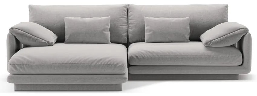 Светлосив ъглов диван (ляв ъгъл) Torino – Micadoni Home