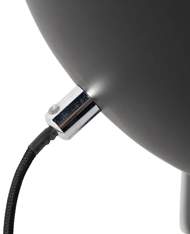 Индустриална настолна лампа черна със златисто вътрешно покритие - Magna Eglip