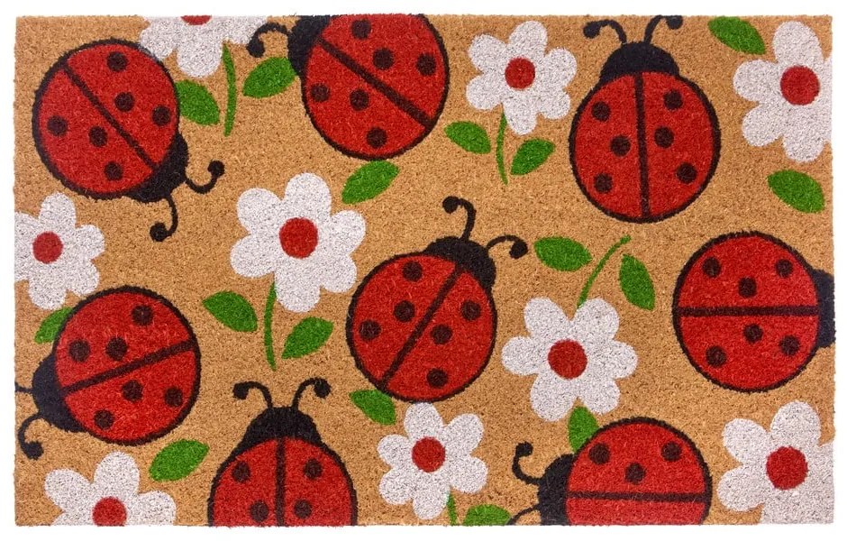 Изтривалка от кокосови влакна 75x45 cm Lady Beetle - Hanse Home