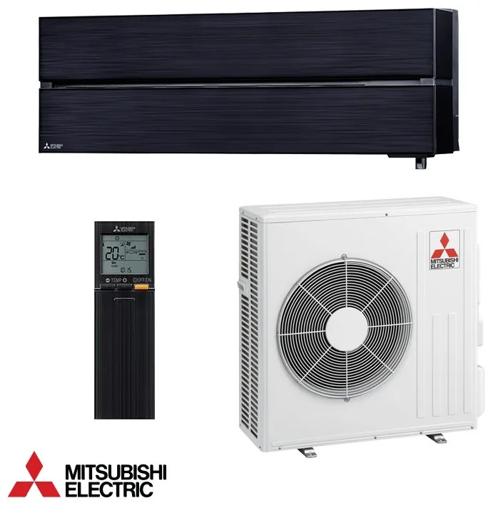 Инверторен климатик Mitsubishi Electric MSZ-LN60VGB/MUZ-LN60VG, 21000 BTU, 42 м2, А++/А++, Wi-Fi, 3D I-See, R-32, Черен