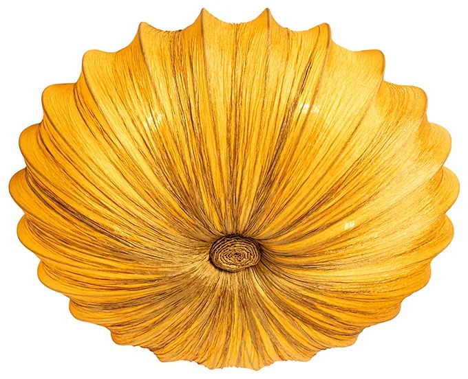 Дизайнерски таванна лампа златиста 60 см 5-светлина - Plu