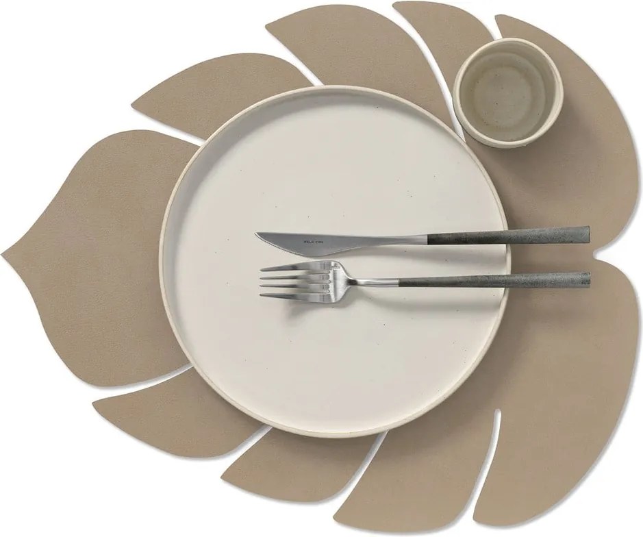 Подложка за хранене от еко кожа 35x42 cm Monstera Leaf Nupo – LIND DNA