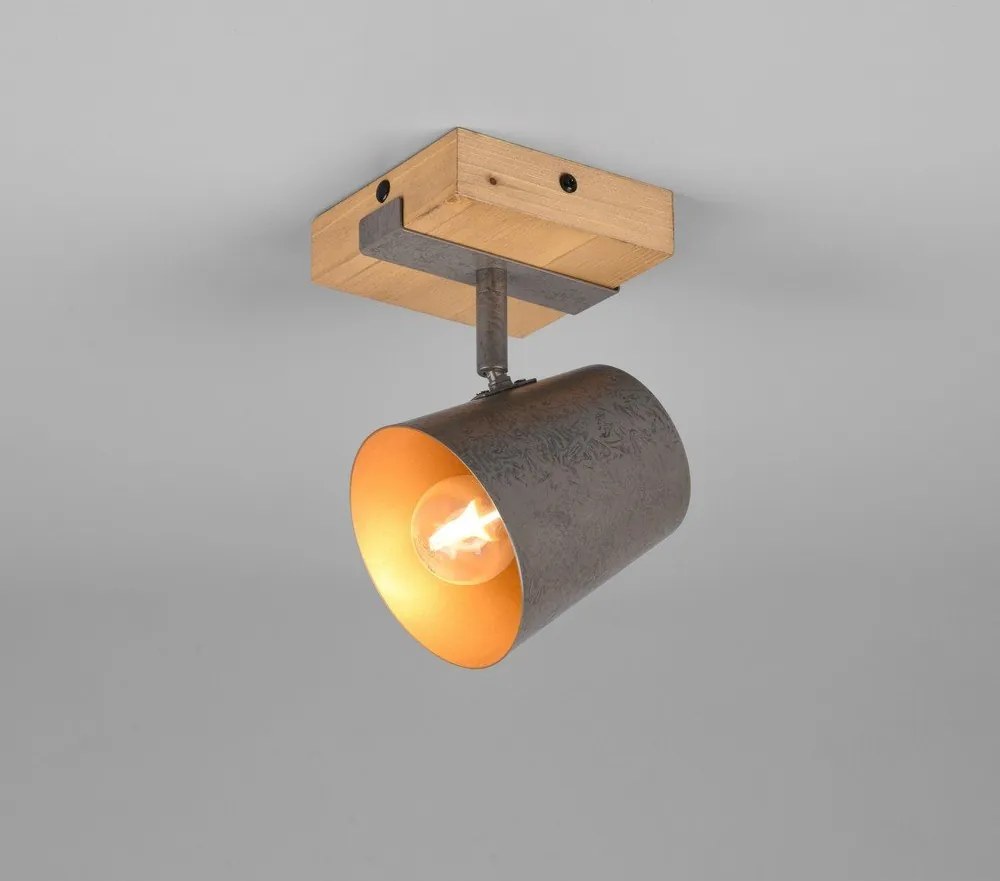 Прожектор в тъмносив и естествен цвят Bell – Trio